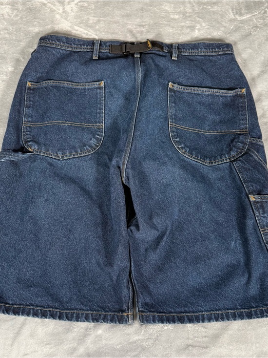 Ralph Lauren Other - Vintage Ralph Lauren Carpenter Denim Shorts Mens 40 12.5” Loose Strap Back Baggy